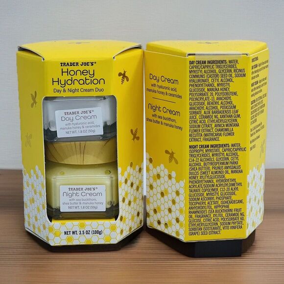 Trader Joe’s Honey Hydration Day & Night Cream Duo Plus 5 Manuka Honey Bars Soap - Picture 4 of 5